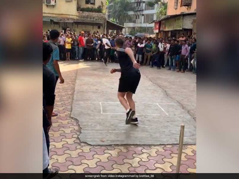 Watch: Brett Lee Bowls Bouncer At Brian Lara In Gully Cricket Clash