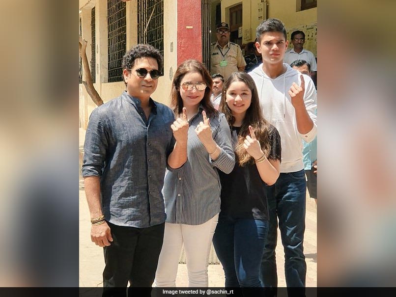 Sachin Tendulkar's Family, With Two First-Timers, Votes In Mumbai