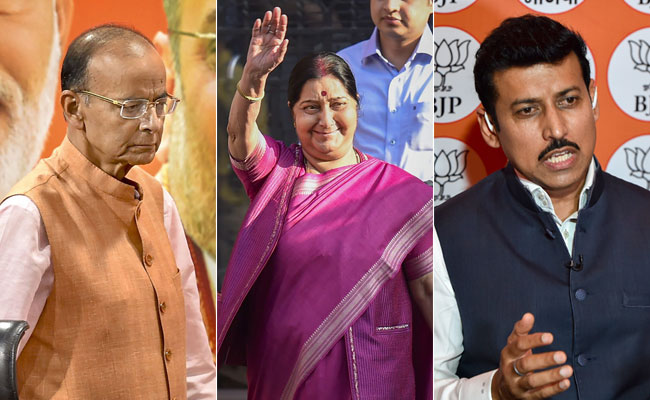 37 Ministers Dropped From Team Modi; Sushma Swaraj Among Big Names