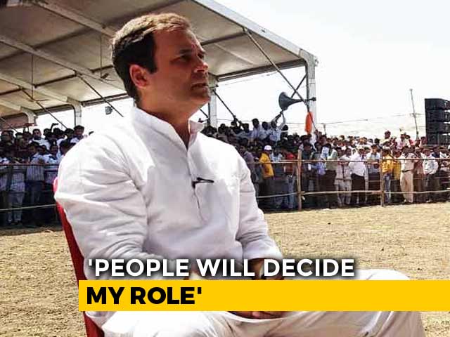 NDTV's Ravish Kumar Asks Rahul Gandhi On His Prime Ministerial Ambitions