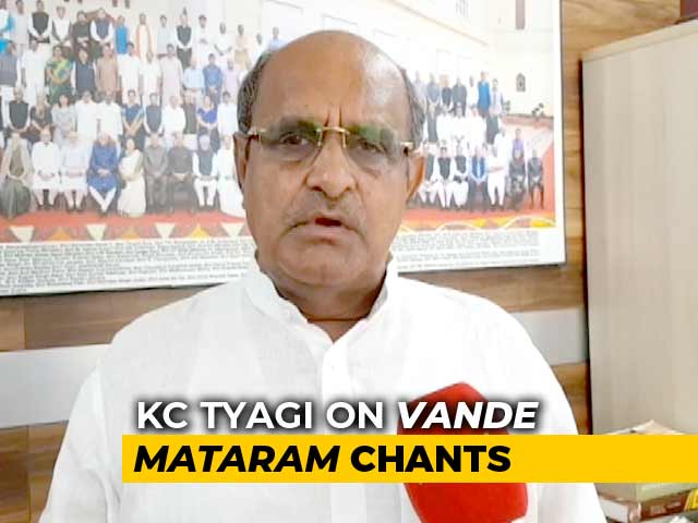 "Not Part Of NDA's Composite Programme": JDU's KC Tyagi On <i>Vande Mataram</i> Chants