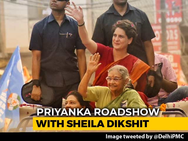 Priyanka Gandhi's Mega Roadshow In Delhi After AAP's "Wasting Time" Jab