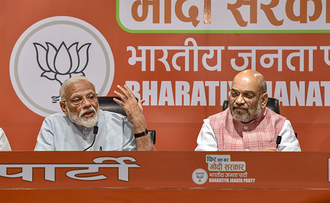 Elections 2019: Press Conference That Wasn't? PM Narendra Modi Lets Amit Shah Do The Talking