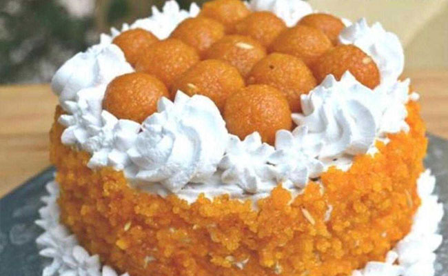 7 Kg Laddoo Cake, Lotus-Shaped Sweets As BJP Prepares For Comeback