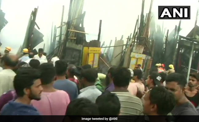 Fire Breaks Out At Kolkata's Park Circus, 12 Fire Engines At The Spot