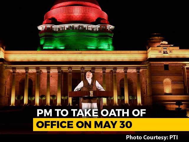 PM Modi To Take Oath On Thursday At 7 pm