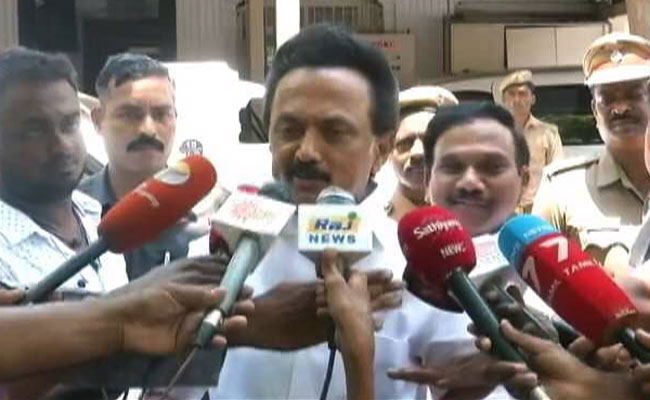 Stop Andhra From Raising Palar Check Dams Height: MK Stalin To Tamil Nadu
