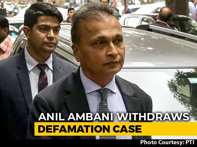 Anil Ambani To Withdraw Defamation Suits Against Congress, National Herald