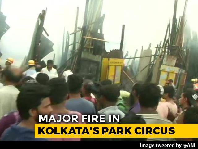 Fire Breaks Out At Kolkata's Park Circus, 12 Fire Engines At The Spot