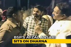 Over Allegations Of EVM Swap, UP Alliance Candidate Sits In Protest Over Allegations Of EVM Swap, UP Alliance Candidate Sits In Protest