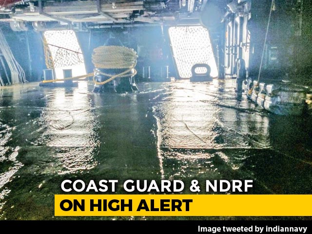 In 3 Pictures, Navy Sums Up Strength Of Cyclone Fani