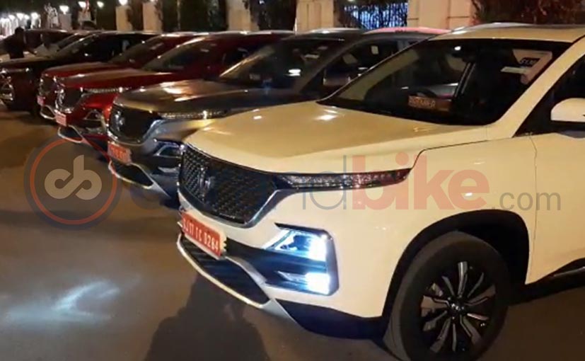 Exclusive: MG Hector SUV Spy Shots Reveal Colours On Offer Ahead Of Global Unveil