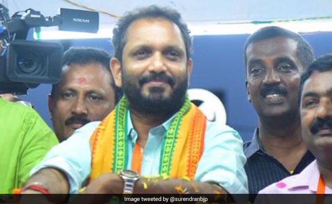 BJP's Kerala Candidate K Surendran Has 240 Criminal Cases