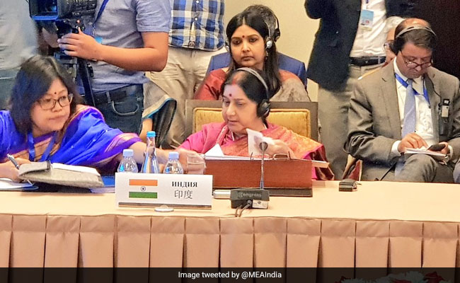 "Polls End, Talks With Pakistan Begin": Congress Dig Over Sushma Swaraj-Shah Mehmood Qureshi Photo