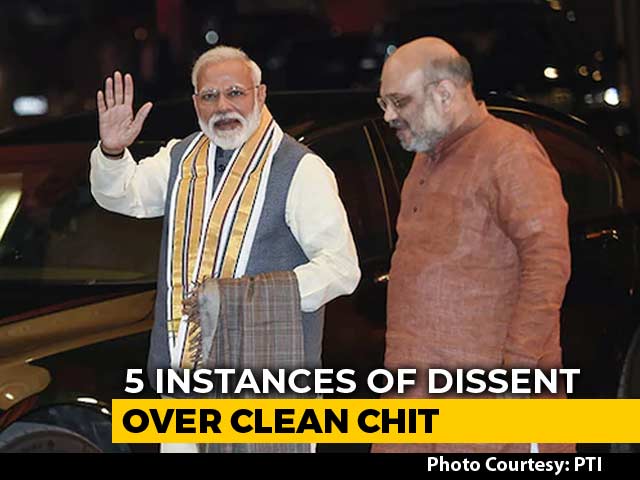 Poll Officer Dissented In 5 Cases Of Clean Chit To PM, Amit Shah: Sources