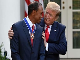 Donald Trump Awards Presidential Medal Of Freedom To Golfer Tiger Woods Donald Trump Awards Presidential Medal Of Freedom To Golfer Tiger Woods
