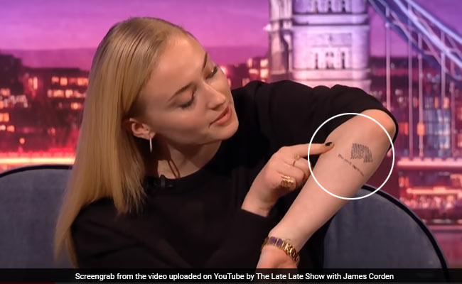 <I>Game Of Thrones</i>: Turns Out, Sophie Turner's Tattoo Wasn't 'Just A Quote' (Spoilers Inside)