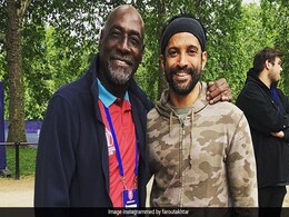 Farhan Akhtar's 'Full Fanboy Moment' With Cricket Legend Vivian Richards At Lord's Farhan Akhtar's 'Full Fanboy Moment' With Cricket Legend Vivian Richards At Lord's