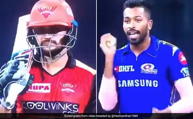 IPL 2019: आखिरी बॉल पर चाहिए था छक्का, हार्दिक पंड्या ने पांडे को कहा कुछ ऐसा, फैन्स हैरान, देखें VIDEO