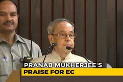 Amid Opposition Uproar, Pranab Mukherjee Praises "Perfect" Elections Amid Opposition Uproar, Pranab Mukherjee Praises "Perfect" Elections