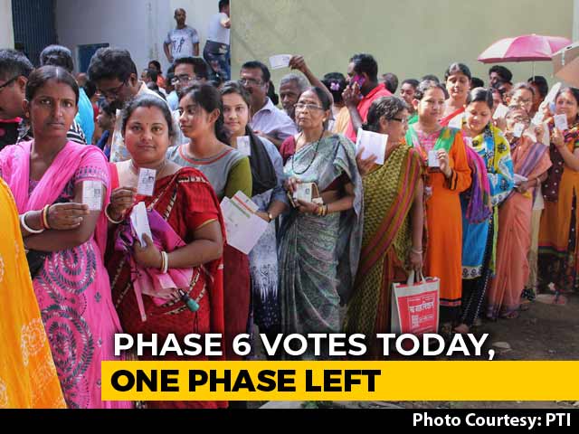 Delhi, 6 States Vote Today In Phase 6 Of Lok Sabha Polls