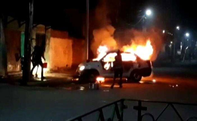 Cars Set Ablaze, Bombs Hurled In Bengal's Bhatpara Day Before Polls