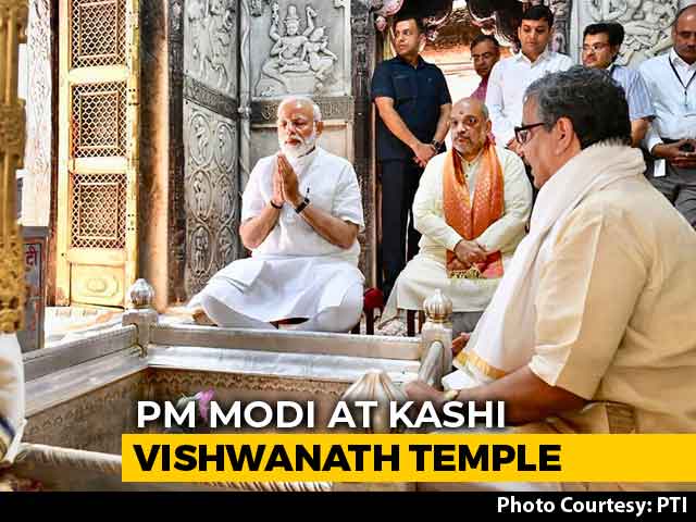 Prayers, Thanksgiving As PM Modi Visits Varanasi After Massive Win