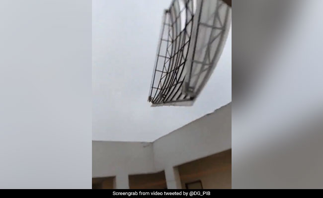 Cyclone Pummels AIIMS Bhubaneswar Building; Hostel Roof Torn Off On Video