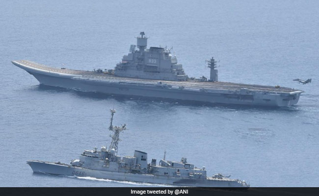 Indian And French Navies Begin 3-Day Wargame In Arabian Sea