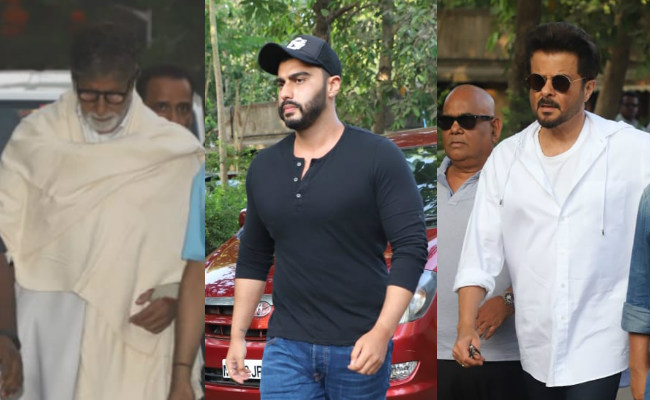 Veeru Devgan's Funeral: Amitabh Bachchan, Anil Kapoor Mourn Ajay Devgn's Father