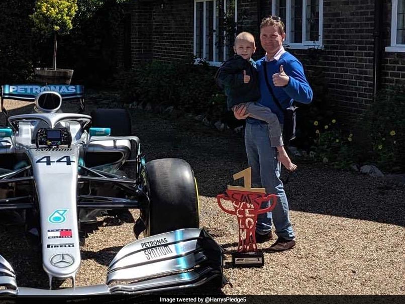 Mercedes Send Lewis Hamilton's Formula One Car To Cancer-Stricken Boy