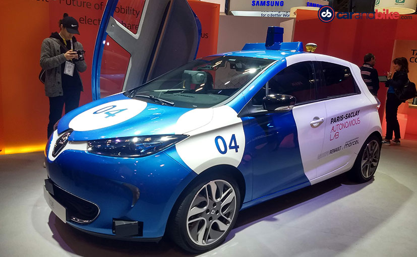 Renault Zoe Autonomous Concept Car Showcased At Viva Tech 2019