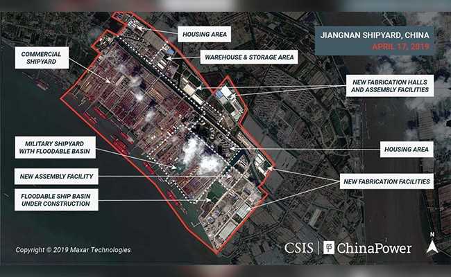 Images Show China Building Third - And Largest - Aircraft Carrier: Report