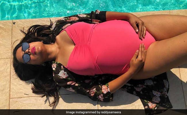 Here's How Mom-To-Be Sameera Reddy Is 'Celebrating' Her Pregnancy