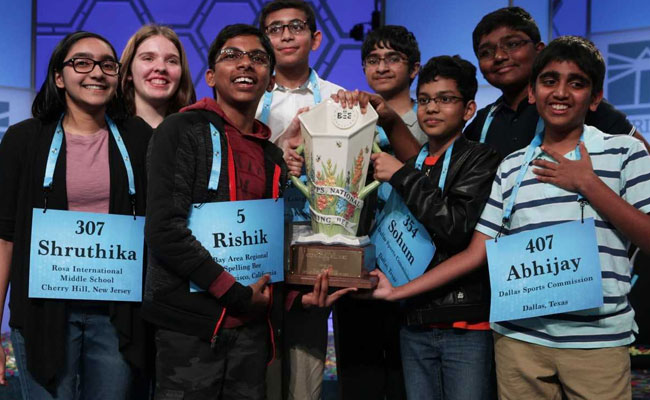 7 Indian-Origin Students Win US National Spelling Bee