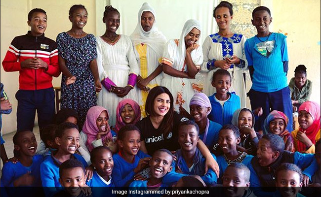 Cannes Done, Priyanka Chopra Goes To Ethiopia As UNICEF Goodwill Ambassador