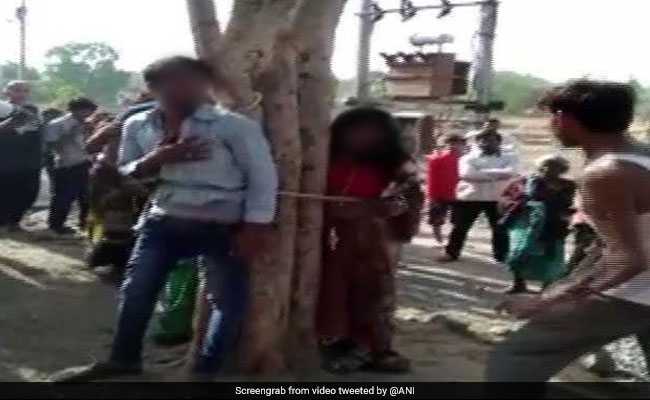 Man, Family Tied To Tree; Beaten For Eloping With Married Woman