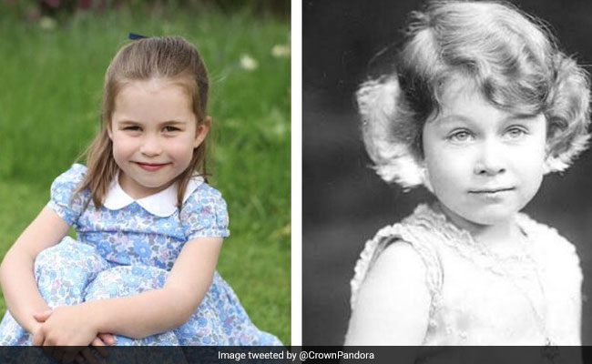 Princess Charlotte Is Spitting Image Of Queen Elizabeth In New Pics, Says Twitter