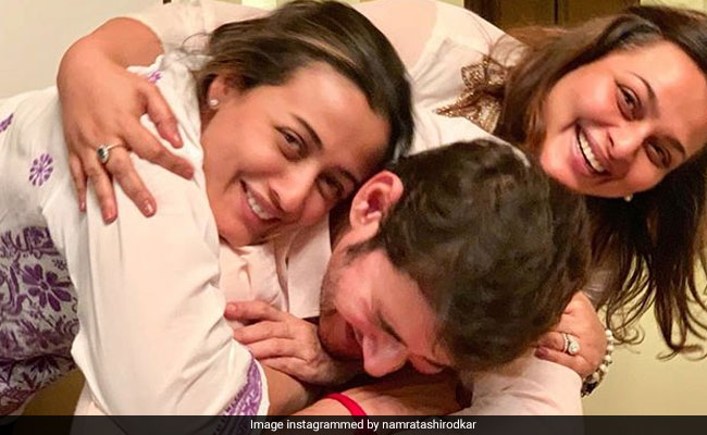 Mahesh Babu Is All Smiles As He Celebrates Maharshi Success. Pic Courtesy Namrata Shirodkar