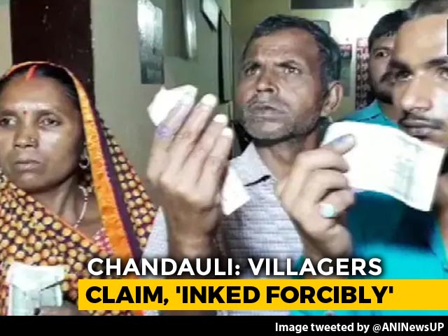 UP Villagers Allege Ink Applied Forcibly To Prevent Them From Voting