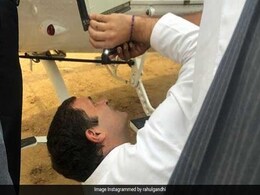 Rahul Gandhi's Hands-On Solution After Helicopter Glitch In Himachal Rahul Gandhi's Hands-On Solution After Helicopter Glitch In Himachal