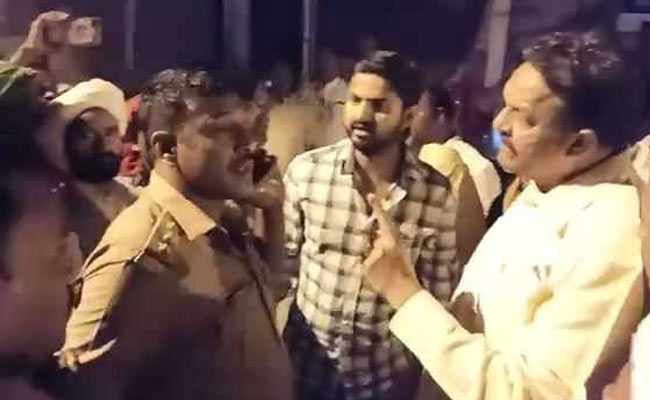Over Allegations Of EVM Swap, UP Alliance Candidate Sits On Protest