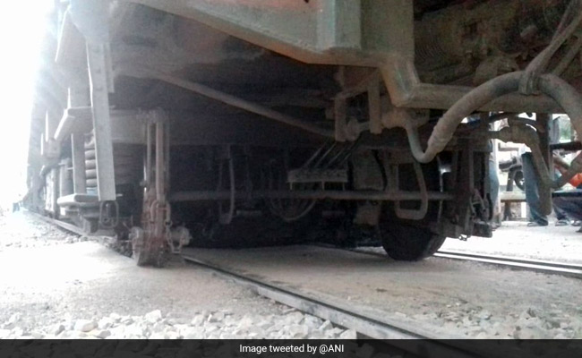 Coach Of Passenger Train Derails After Hitting Buffalo In Andhra Pradesh