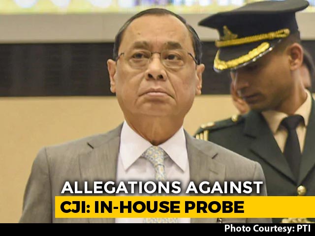 Chief Justice Appears Before Top Court Panel On Allegations Against Him