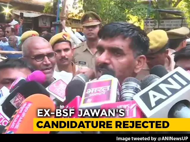 Samajwadi's Varanasi Candidate Tej Bahadur Yadav's Nomination Rejected