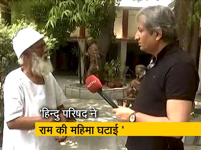 कबीर मठ के प्रमुख ने रवीश के प्राइम टाइम में हिन्दु परिषद पर राम को लेकर लगाया आरोप