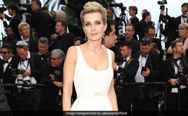 Cannes 2019: Actress-Filmmaker Melita Toscan Dresses To Impress In Sabyasachi White
