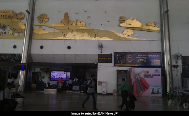 Wall Decor Falls Off At Lucknow Airport, Close Shave For Passengers
