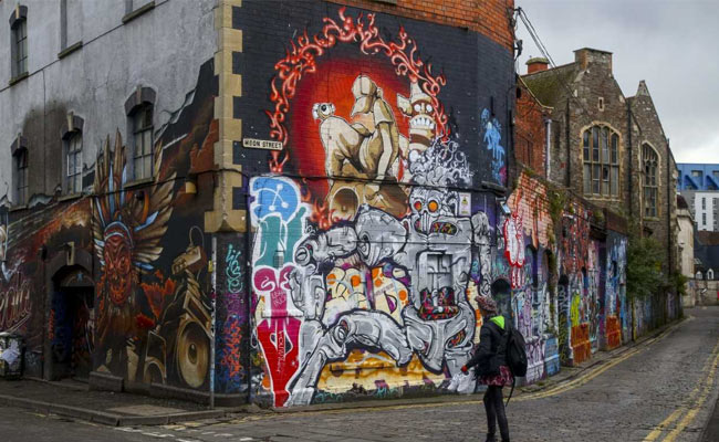 British Artist Banksy's Home City An Urban Canvas For Elusive Artist