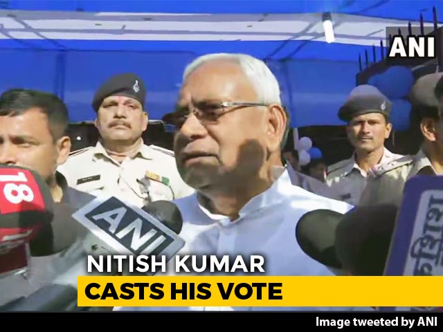 Bihar Chief Minister Nitish Kumar Votes, Has A Suggestion For Poll Body